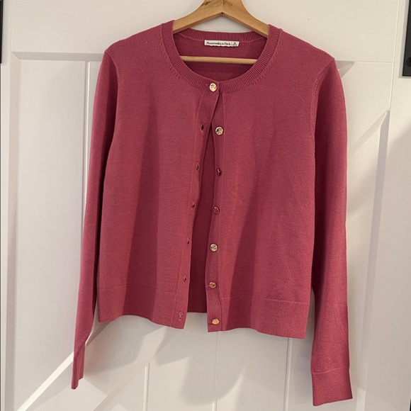 Abercrombie & Fitch Sweaters - Abercrombie & Fitch Rose Cardigan Sweater